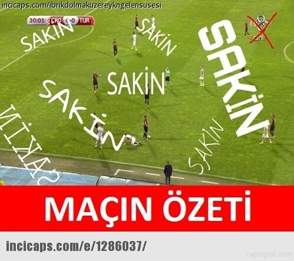 Hırvatistan-Türkiye maçı capsleri! 9
