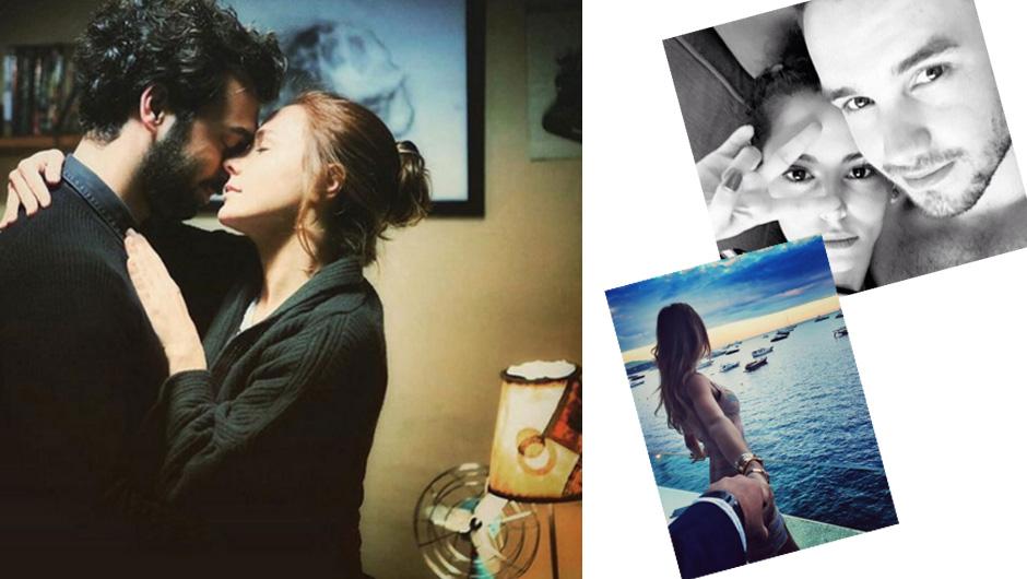 Aşklarını instagram'dan ilan ettiler 1