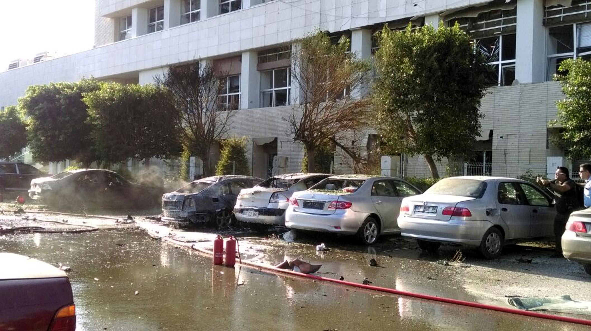 Antalya'da patlama. Olay yerinden ilk görüntüler 6