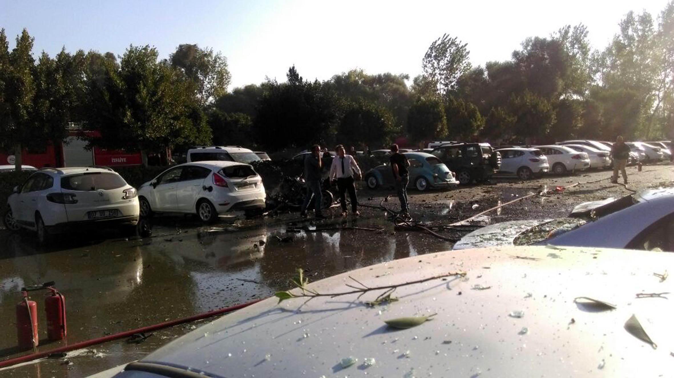 Antalya'da patlama. Olay yerinden ilk görüntüler 7