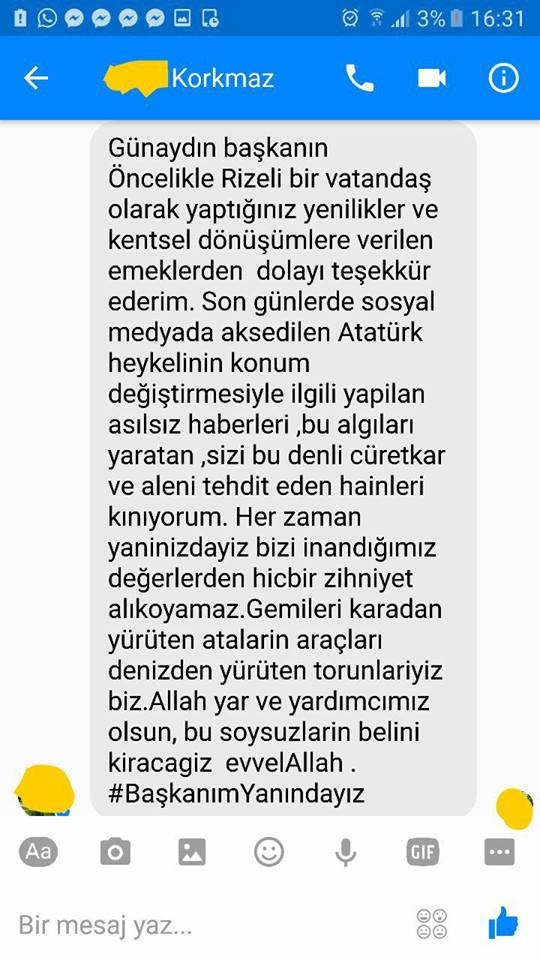 Rize'de heykel tartışması dinmiyor 4