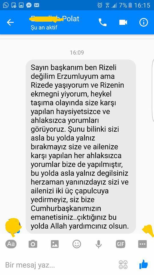 Rize'de heykel tartışması dinmiyor 7