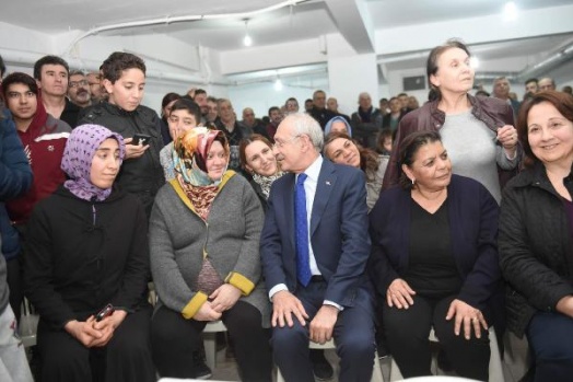 Kılıçdaroğlu toplantıya katıldı, site sakinlerinin sorularını yanıtladı 7
