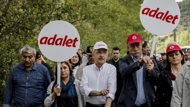 'Adalet Yürüyüşü' 6. gününden kareler 14