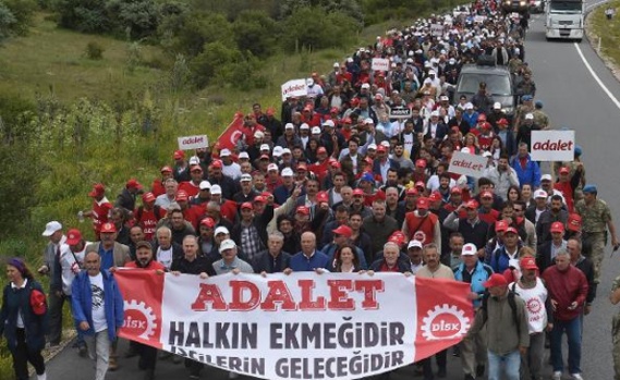 'Adalet Yürüyüşü' 6. gününden kareler 22