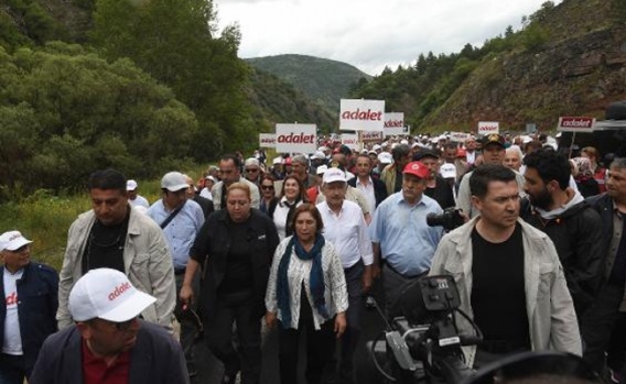 'Adalet Yürüyüşü' 6. gününden kareler 8