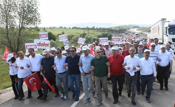'Adalet Yürüyüşü'nün 8. gününden kareler 3