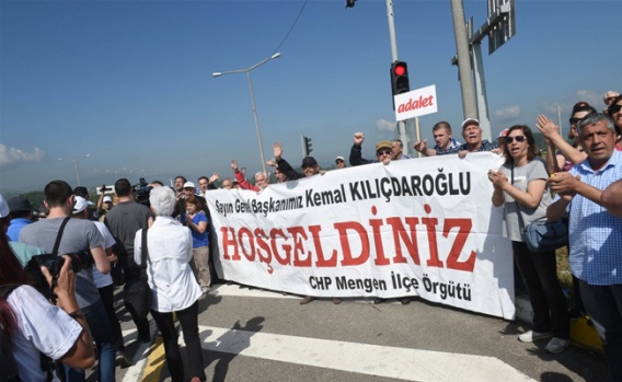 'Adalet Yürüyüşü'nün 9. gününden yeni görüntüler 10