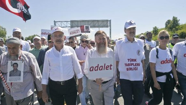 'Adalet Yürüyüşü'nün 9. gününden yeni görüntüler 16