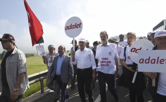 'Adalet Yürüyüşü'nün 9. gününden yeni görüntüler 8