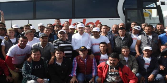 'Adalet Yürüyüşü'nün 9. gününden yeni görüntüler