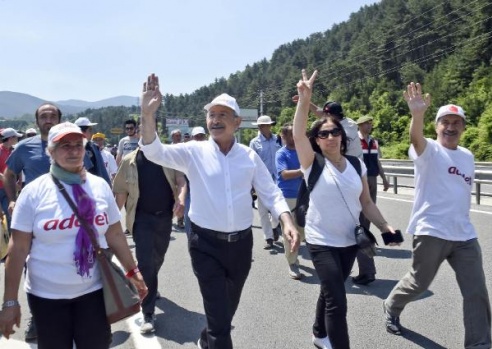 Adalet Yürüyüşü'nün 10. gününden çarpıcı kareler 21