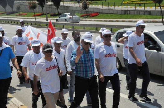 Adalet Yürüyüşü'nün 10. gününden çarpıcı kareler 24