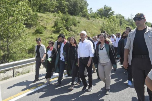 Adalet Yürüyüşü'nün 10. gününden çarpıcı kareler 3