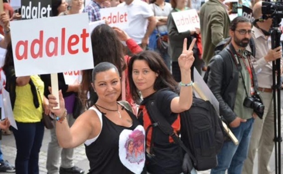 Adalet Yürüyüşü'ne Köln'den destek geldi, işte görüntüler 12