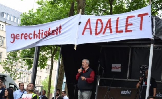 Adalet Yürüyüşü'ne Köln'den destek geldi, işte görüntüler 19