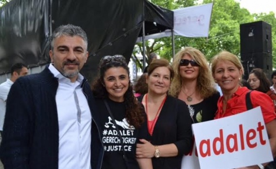 Adalet Yürüyüşü'ne Köln'den destek geldi, işte görüntüler 5