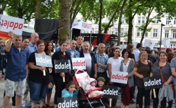 Adalet Yürüyüşü'ne Köln'den destek geldi, işte görüntüler 6