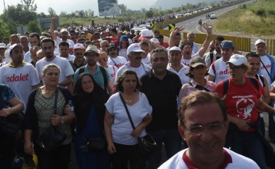 'Adalet Yürüyüşü' 13. gününde 1