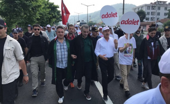 'Adalet Yürüyüşü' 13. gününde 5