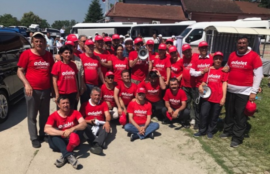 'Adalet Yürüyüşü' 15. gününde 13