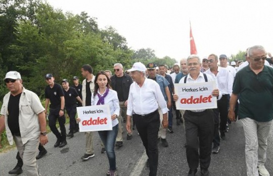 'Adalet Yürüşü'nün 19. gününden kareler 12