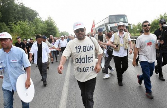 'Adalet Yürüşü'nün 19. gününden kareler 13