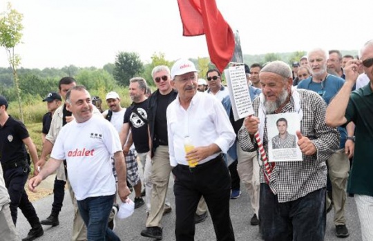 'Adalet Yürüşü'nün 19. gününden kareler 9