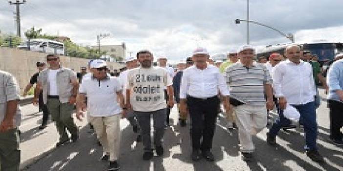 Adalet Yürüyüşü 21. Gününde