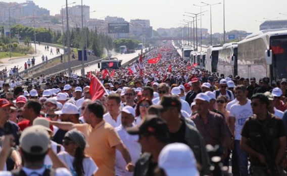 Adalet Yürüyüşü 23. gününde kortejin İstanbul'dan ilk görüntüleri 2