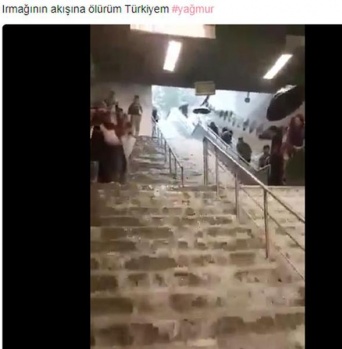 Yağmur sosyal medyada günün espri konusu oldu! 2
