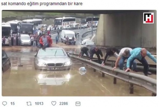 Yağmur sosyal medyada günün espri konusu oldu! 6