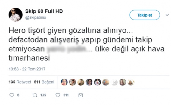 Sosyal medyada 'Hero' tişörtü gözaltılarına verilen şaşırtıcı tepkiler 2