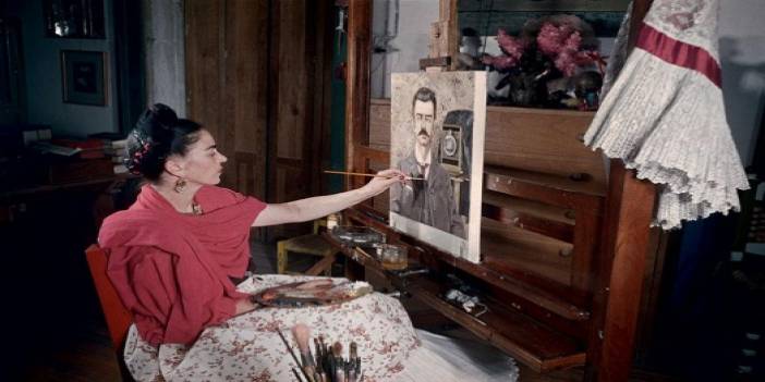 Az bilinen fotoğraflarıyla dünyaca ünlü ressam Frida!