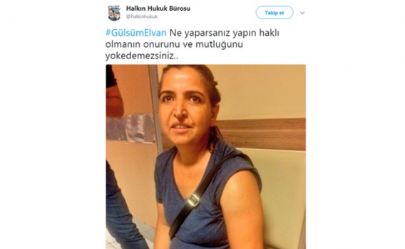 Gülsüm Elvan'ın gözaltına alınmasına sosyal medya tepkileri 3