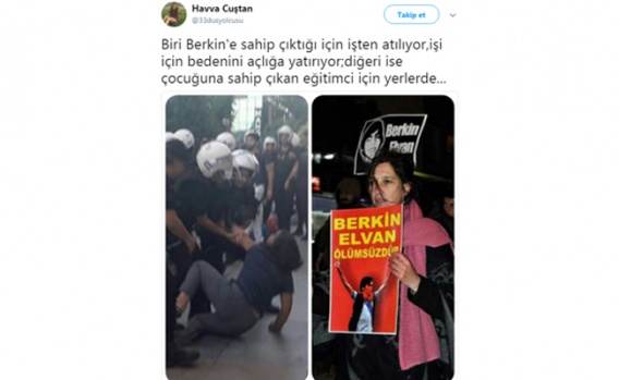 Gülsüm Elvan'ın gözaltına alınmasına sosyal medya tepkileri 7