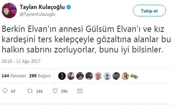Gülsüm Elvan'ın gözaltına alınmasına sosyal medya tepkileri 9