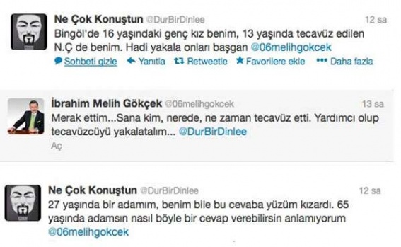 Gökçek'in sosyal medya gafları 12
