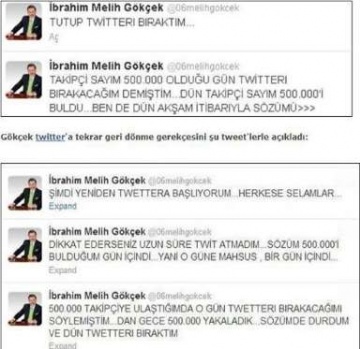 Gökçek'in sosyal medya gafları 16