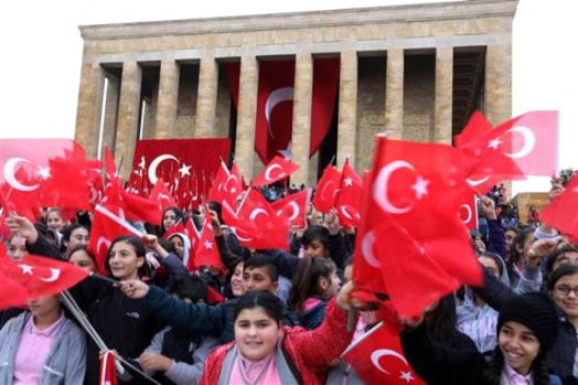 Cumhuriyet'in 94. yaşında binler Anıtkabir'e akın etti! 11