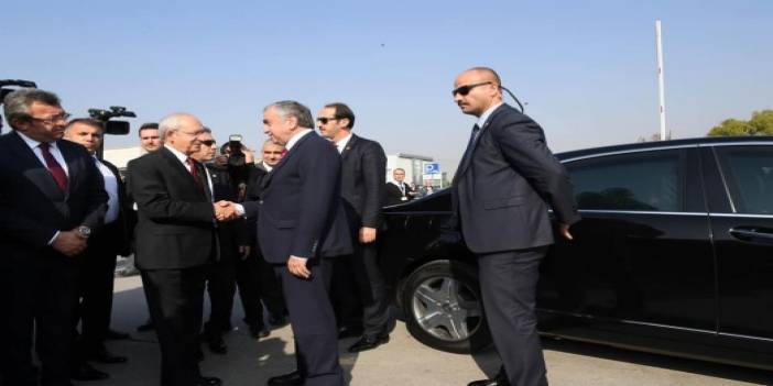 KKTC Cumhurbaşkanı Akıncı, Kılıçdaroğlu'yla birlikte Deniz Baykal'ı ziyaret etti!