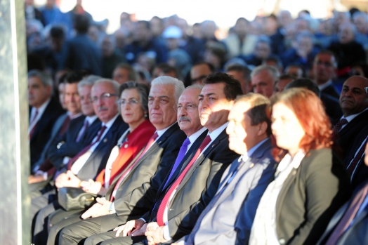 Kılıçdaroğlu, Muğla'da, toplu temel atma töreninde 16