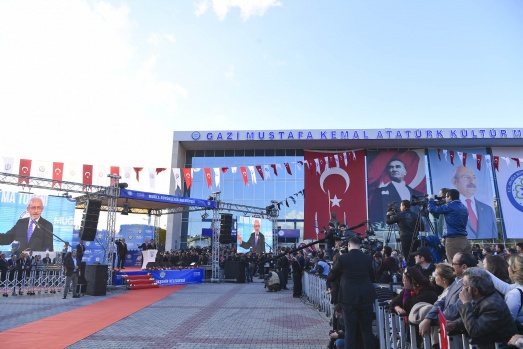 Kılıçdaroğlu, Muğla'da, toplu temel atma töreninde 2