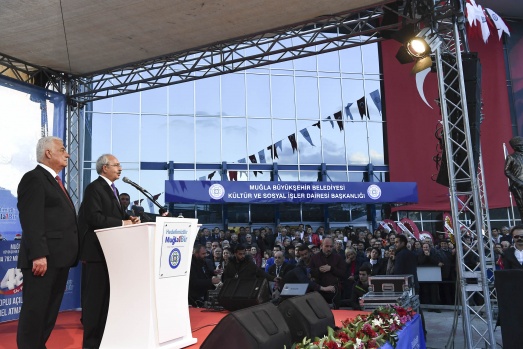 Kılıçdaroğlu, Muğla'da, toplu temel atma töreninde 4