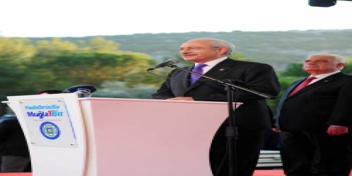 Kılıçdaroğlu, Muğla'da, toplu temel atma töreninde