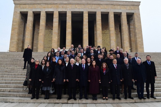 CHP Genel Başkanı Kılıçdaroğlu'ndan Anıtkabir'e ziyaret 10