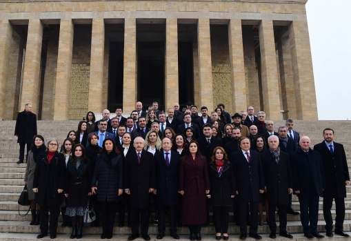 CHP Genel Başkanı Kılıçdaroğlu'ndan Anıtkabir'e ziyaret 4