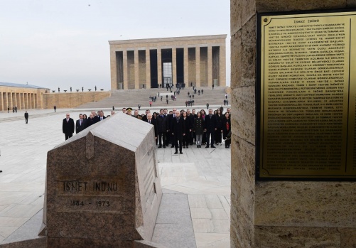 CHP Genel Başkanı Kılıçdaroğlu'ndan Anıtkabir'e ziyaret 6