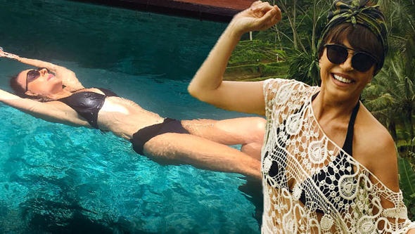 Ayşegül Aldınç'ın Bali tatili 1