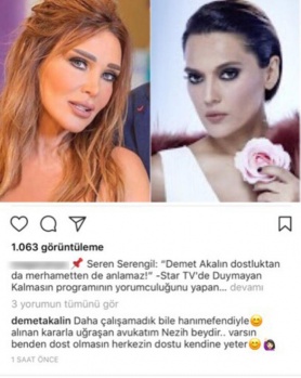 Seren ile Demet arasında sular durulmuyor 6